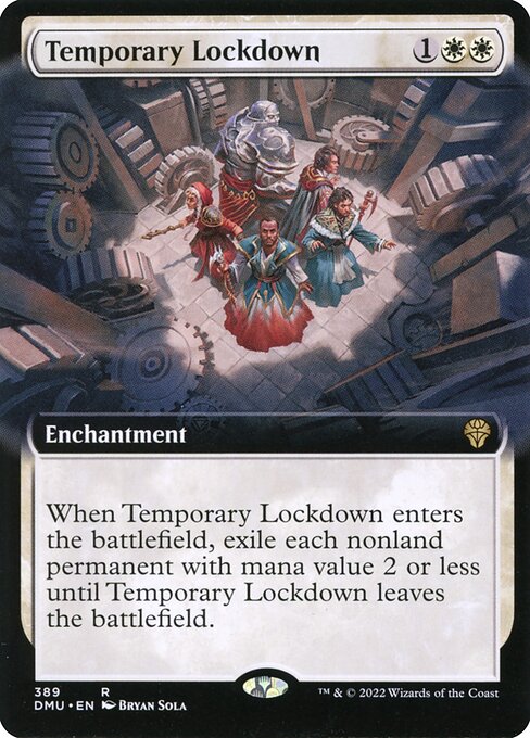 Temporary Lockdown (389) [Dominaria United] [Extended Art]