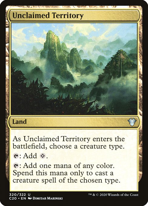 Unclaimed Territory (320) [Commander 2020]