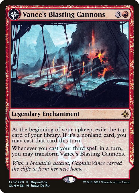 Vance's Blasting Cannons // Spitfire Bastion (173) [XLN Treasure Chest]