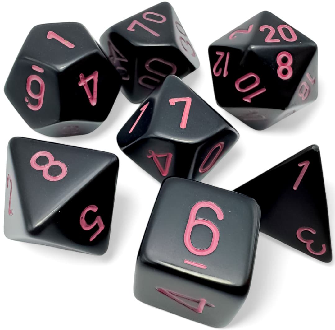 CHX25448 Black/Pink Opaque 7pc Set image 0