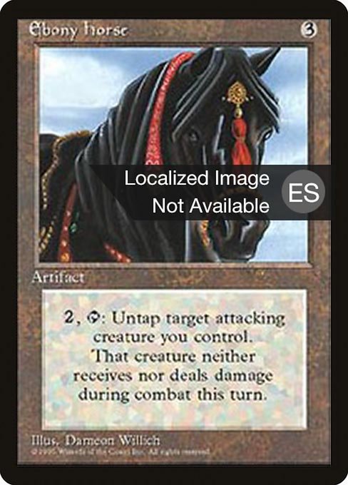 Ebony Horse (318) [Fourth Edition Foreign Black Border]