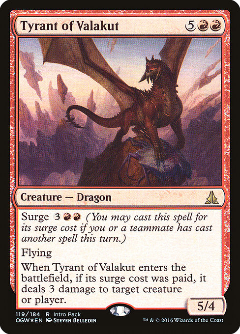 Tyrant of Valakut (119) [Oath of the Gatewatch Promos]