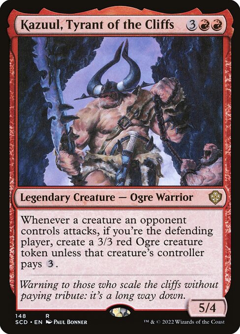 Kazuul, Tyrant of the Cliffs (148) [Starter Commander Decks]