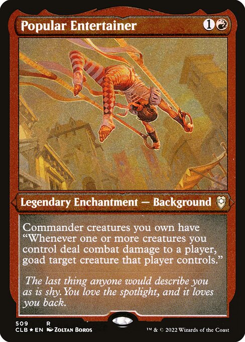 Popular Entertainer (509) [Commander Legends: Battle for Baldur's Gate]