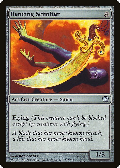 Dancing Scimitar (292★) [Ninth Edition]