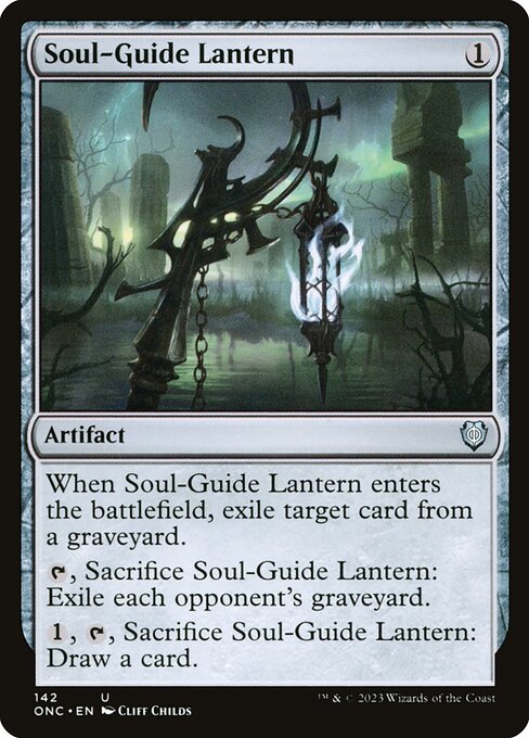 Soul-Guide Lantern (142) [Phyrexia: All Will Be One Commander]