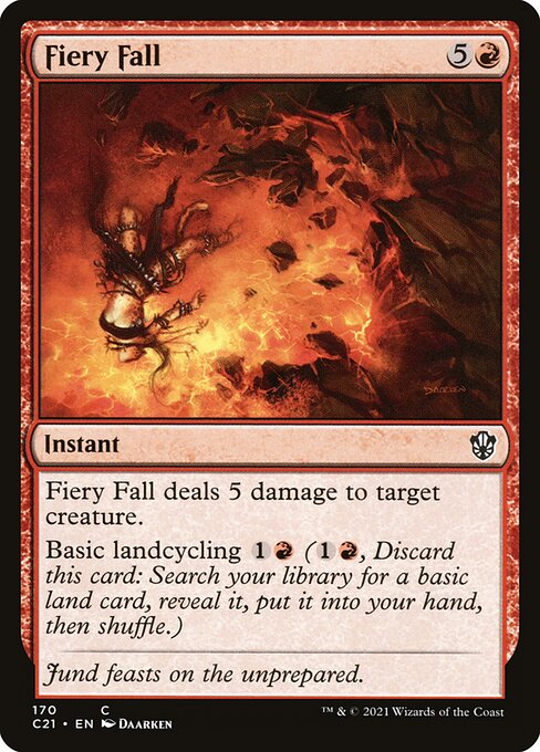 Fiery Fall (170) [Commander 2021]