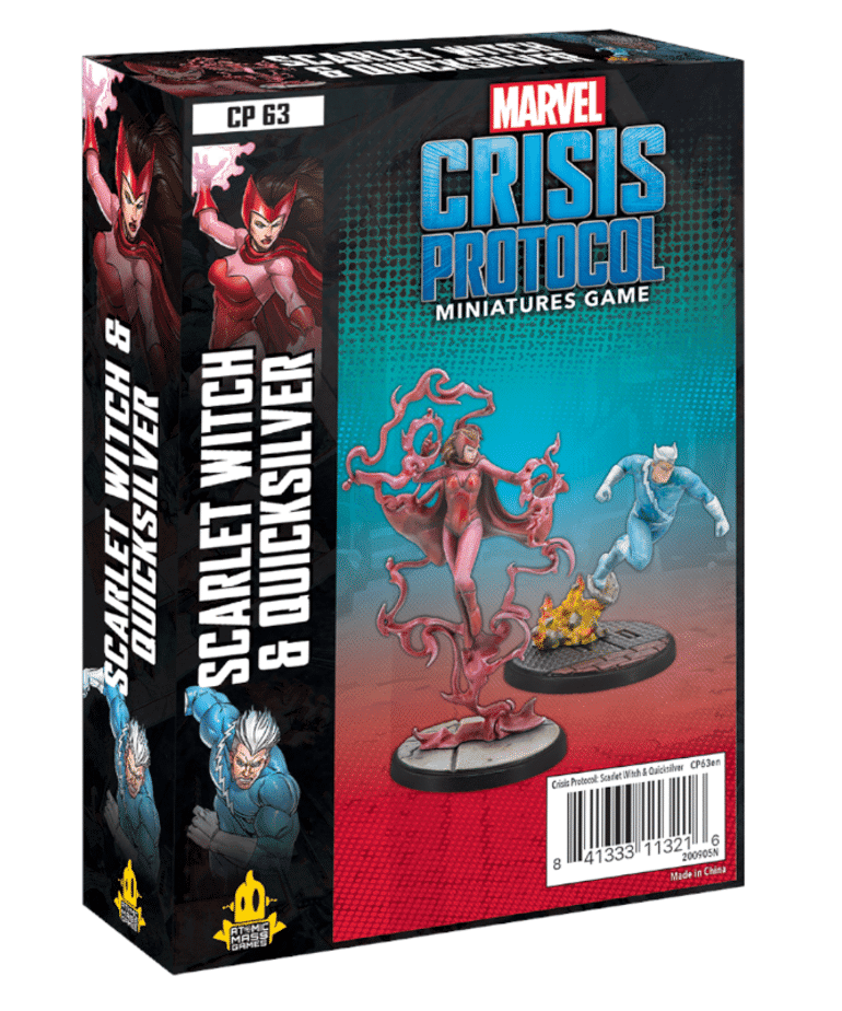 Scarlet Witch &amp; Quicksilver Marvel Crisis Protocol image 0