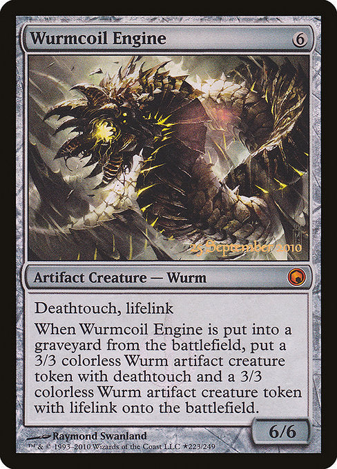 Wurmcoil Engine (223★) [Scars of Mirrodin Promos]