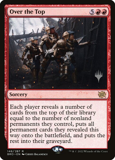 Over the Top (146p) [The Brothers' War Promos]