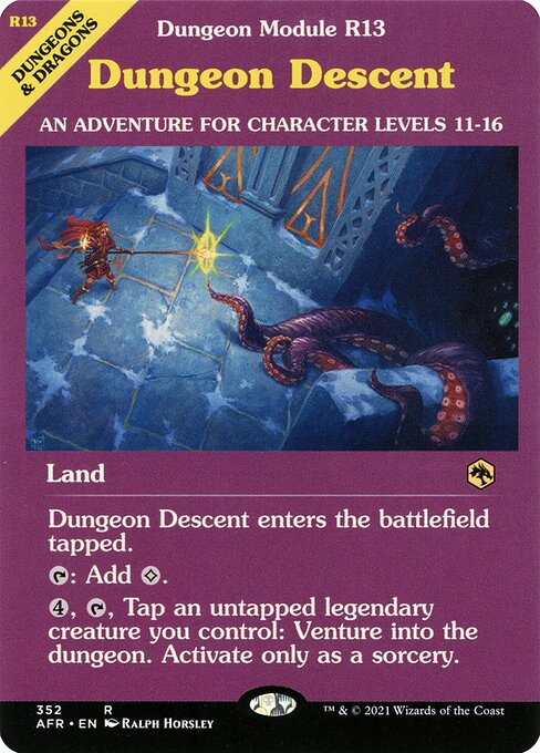 Dungeon Descent (352) [Adventures in the Forgotten Realms] [Showcase]