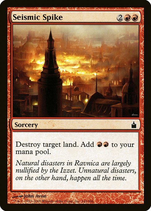 Seismic Spike (141) [Ravnica: City of Guilds]