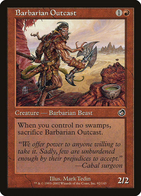 Barbarian Outcast (92) [Torment]