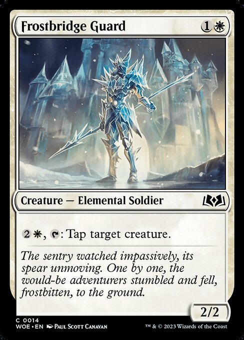 Frostbridge Guard (14) [Wilds of Eldraine]
