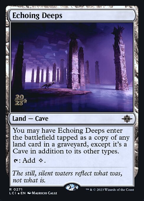 Echoing Deeps (271s) [The Lost Caverns of Ixalan Promos]