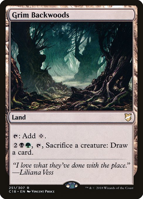Grim Backwoods (251) [Commander 2018]