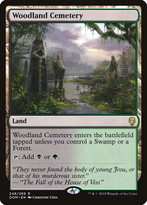 Woodland Cemetery (248) [Dominaria]