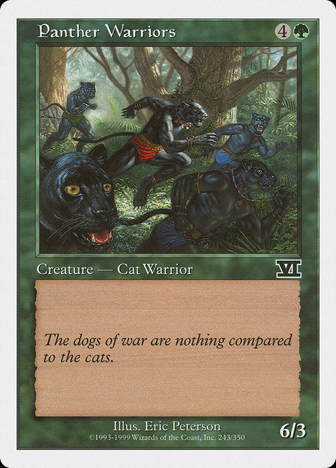 Panther Warriors (243) [Classic Sixth Edition]