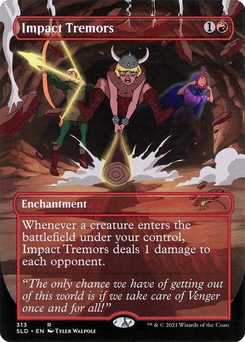 Impact Tremors (313) [Secret Lair Drop] [Borderless]