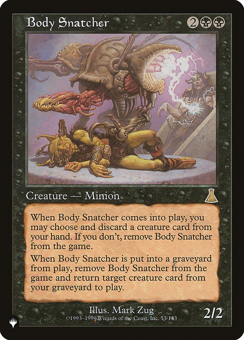 Body Snatcher (UDS-53) [The List]