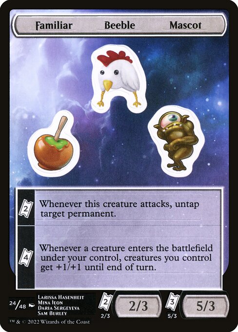 Familiar Beeble Mascot (24) [Unfinity Sticker Sheets]