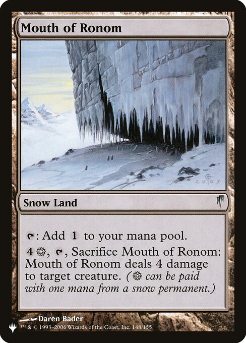 Mouth of Ronom (CSP-148) [The List]