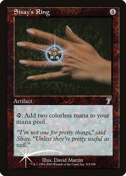 Sisay's Ring (315★) [Seventh Edition]