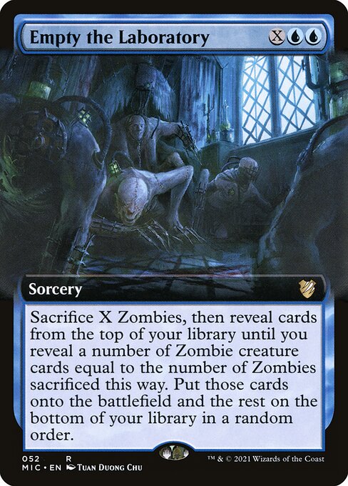 Empty the Laboratory (52) [Midnight Hunt Commander] [Extended Art]