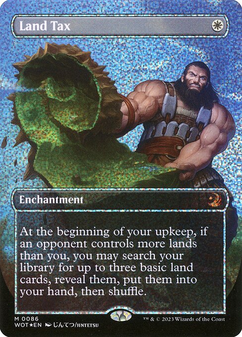 Land Tax (86) [Wilds of Eldraine: Enchanting Tales] [Borderless]