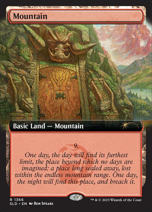 Mountain (1366) [Secret Lair Drop] [Extended Art]