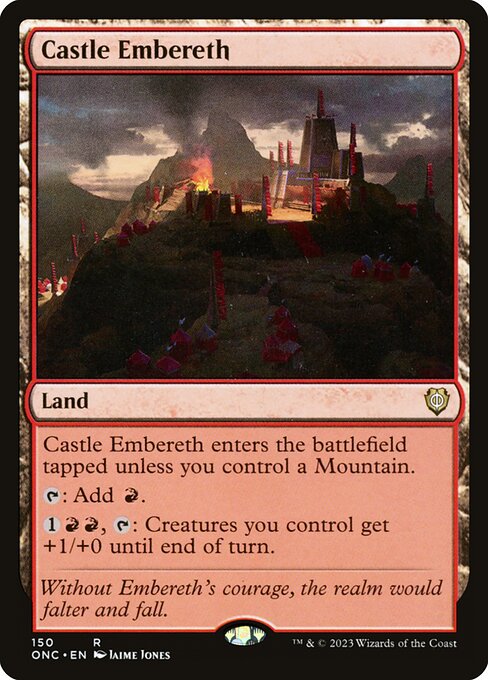 Castle Embereth (150) [Phyrexia: All Will Be One Commander]