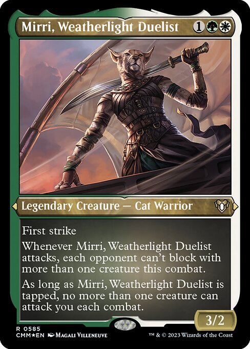 Mirri, Weatherlight Duelist (585) [Commander Masters]