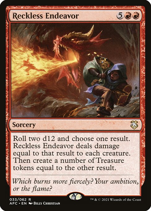 Reckless Endeavor (33) [Forgotten Realms Commander]