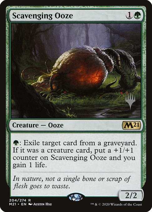 Scavenging Ooze (204p) [Core Set 2021 Promos]