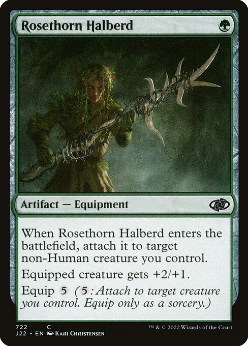Rosethorn Halberd (722) [Jumpstart 2022]