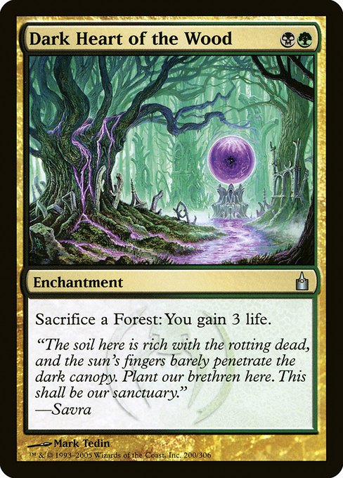 Dark Heart of the Wood (200) [Ravnica: City of Guilds]