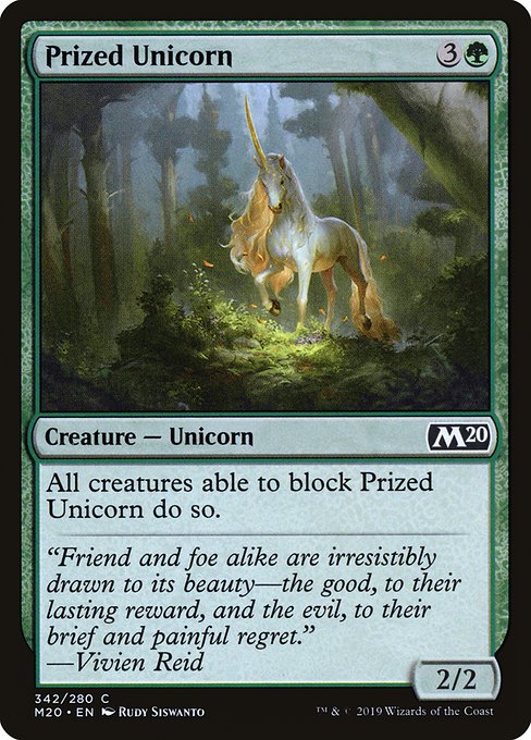 Prized Unicorn (342) [Core Set 2020]