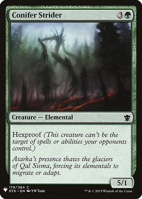 Conifer Strider (DTK-179) [The List]