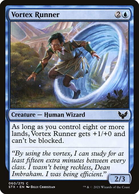 Vortex Runner (60) [Strixhaven: School of Mages]