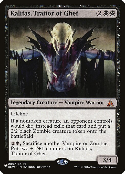 Kalitas, Traitor of Ghet (OGW-86) [The List]