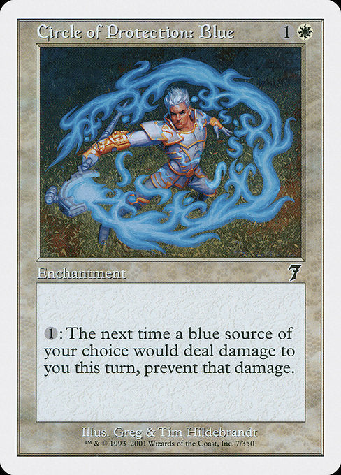 Circle of Protection: Blue (7) [Seventh Edition]