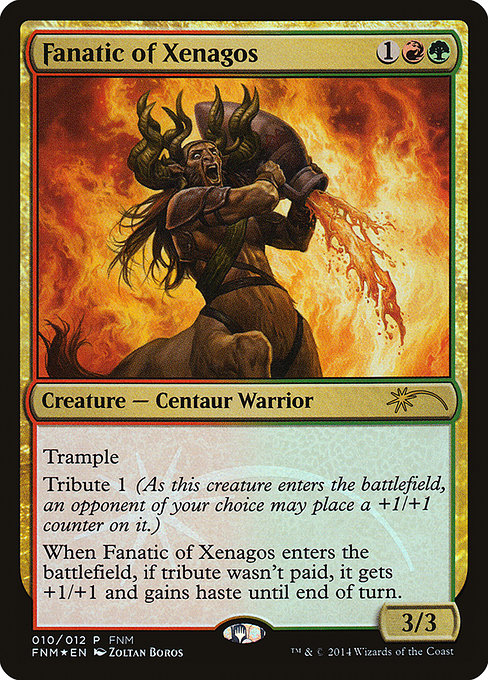 Fanatic of Xenagos (10) [Friday Night Magic 2014]