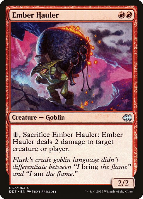 Ember Hauler (37) [Duel Decks: Merfolk vs. Goblins]