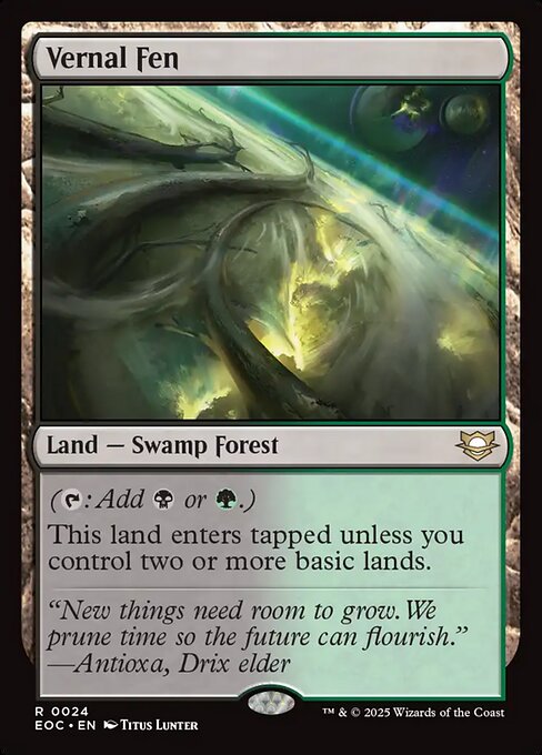 Vernal Fen (24) [Edge of Eternities Commander]