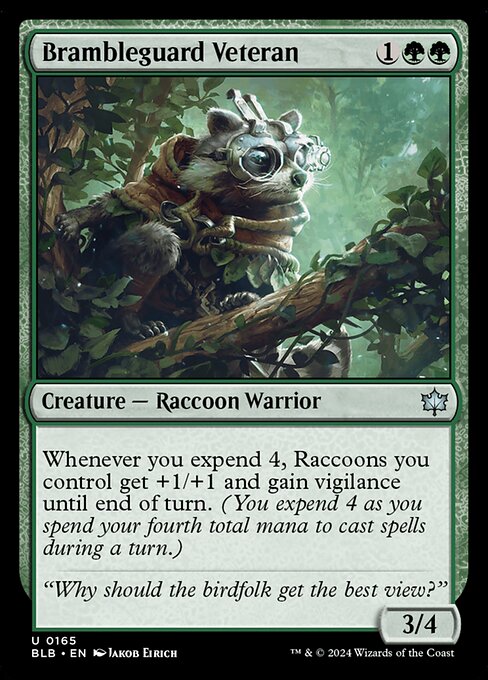 Brambleguard Veteran (165) [Bloomburrow]
