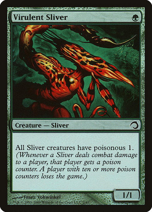 Virulent Sliver (2) [Premium Deck Series: Slivers]