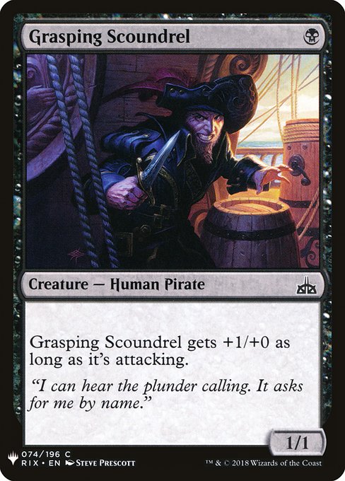 Grasping Scoundrel (RIX-74) [The List]