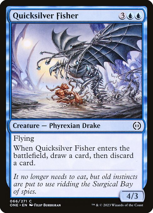Quicksilver Fisher (66) [Phyrexia: All Will Be One]