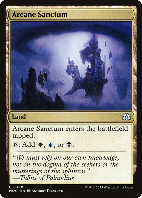 Arcane Sanctum (390) [March of the Machine Commander]