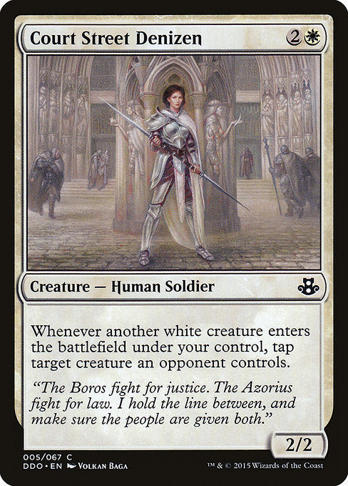 Court Street Denizen (5) [Duel Decks: Elspeth vs. Kiora]